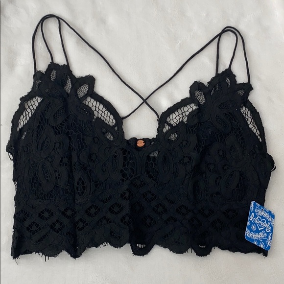 🖤ONE LEFT!🖤 Free People Black Adella Bralette - Picture 4 of 7